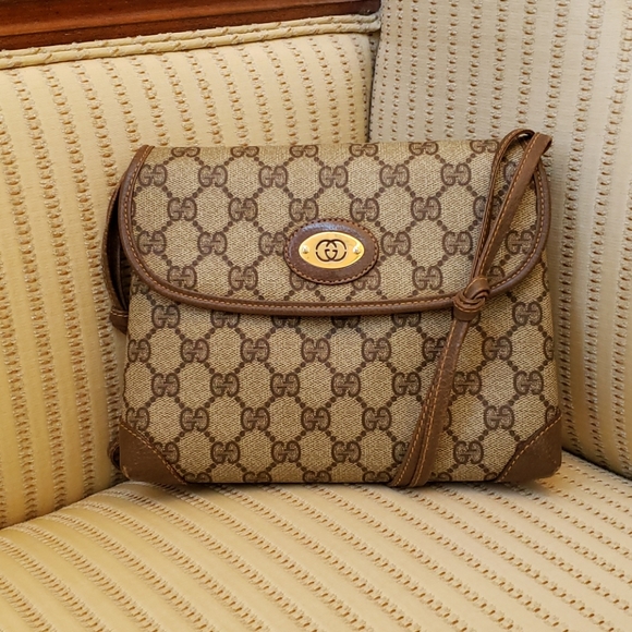 Gucci Handbags - Gucci GG Web Supreme Flap Shoulder Bag